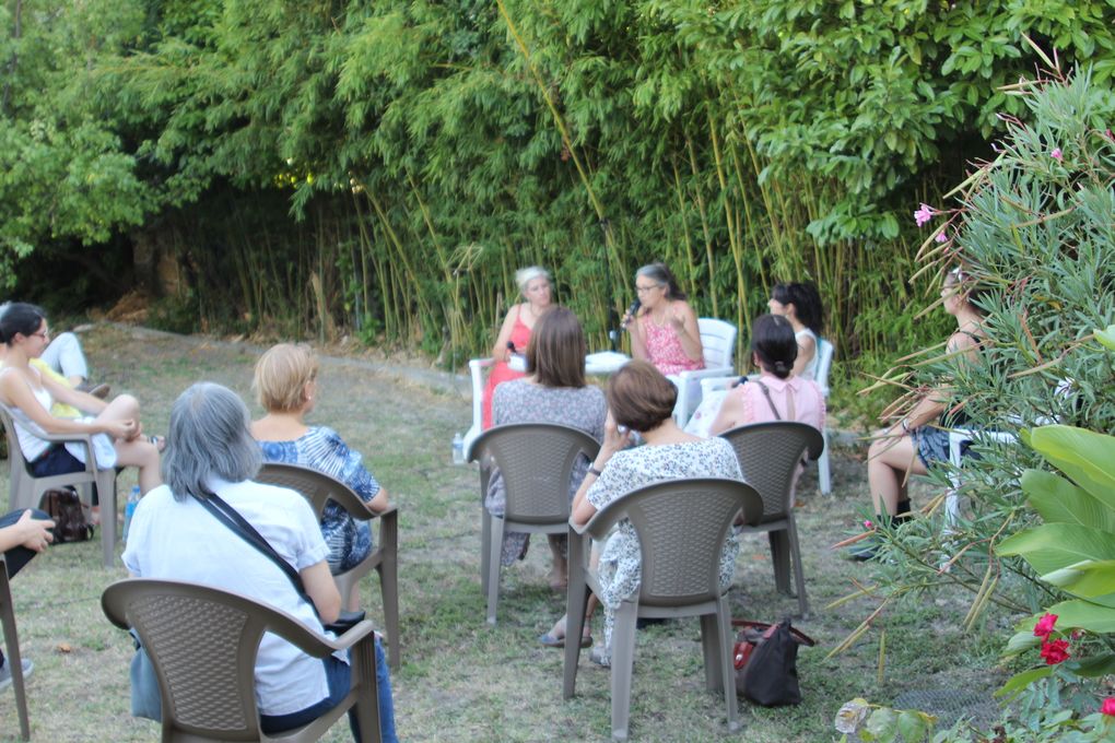 Laurence Creton et Myriam Saligari reçues dans les jardins d'Elan Sud [vidéo]