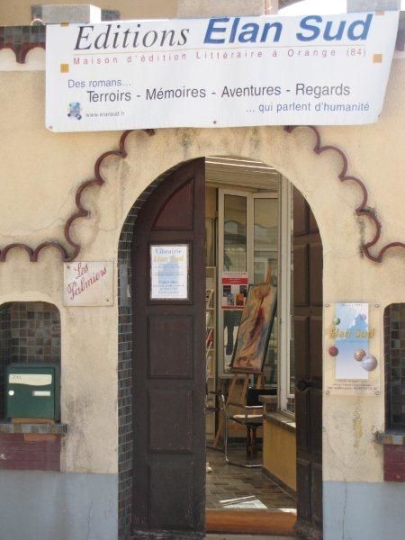 librairie de la maison d'édition Elan Sud
233 rue des Phocéens - 84100 Orange