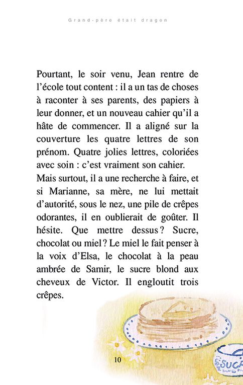 Grand-père était dragon, Denise Déjean, élan J, Chez Elan Sud