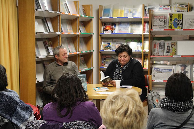Dominique Lin à la bibliothèque de Salon de Provence