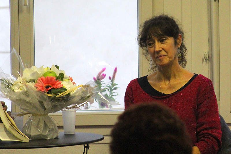 Myriam Saligari présentait la Pomme d'Ève à La Comédie Humaine, Avignon