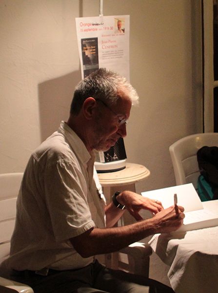 Une rencontre avec Jean-Pierre Cendron à Orange