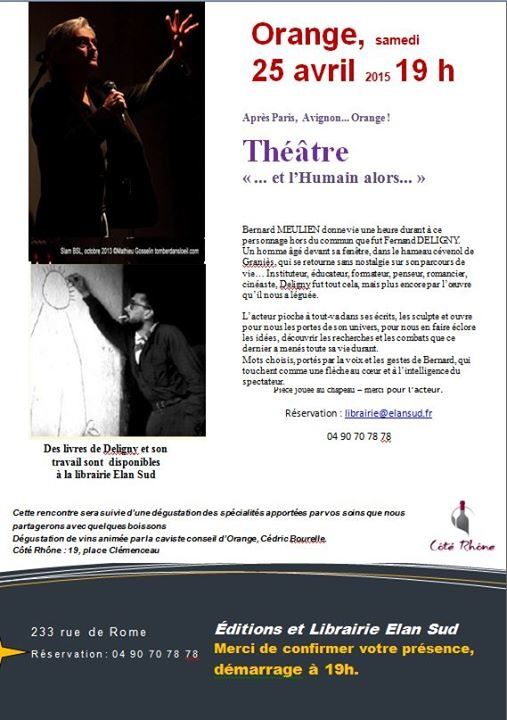 librairie de la maison d'édition Elan Sud
233 rue des Phocéens - 84100 Orange
