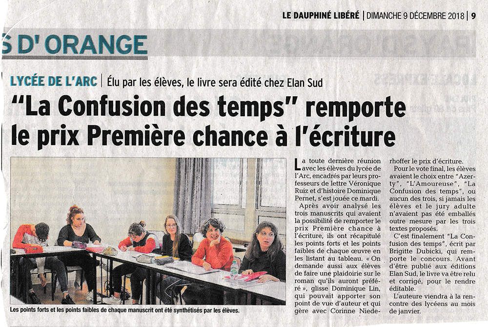 Qui est Brigitte Dubicki, la lauréate 2019 du Prix première chance à l'écriture?