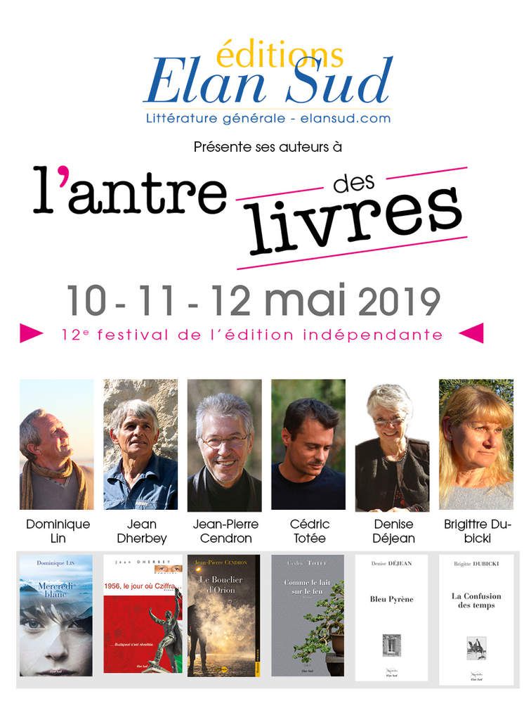 Les auteurs Elan Sud à L'antre des livres 2019