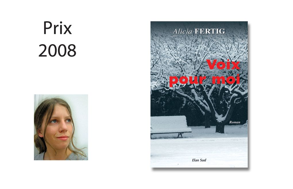 Photos des lauréats et couvertures des romans primés première chance à l'écriture