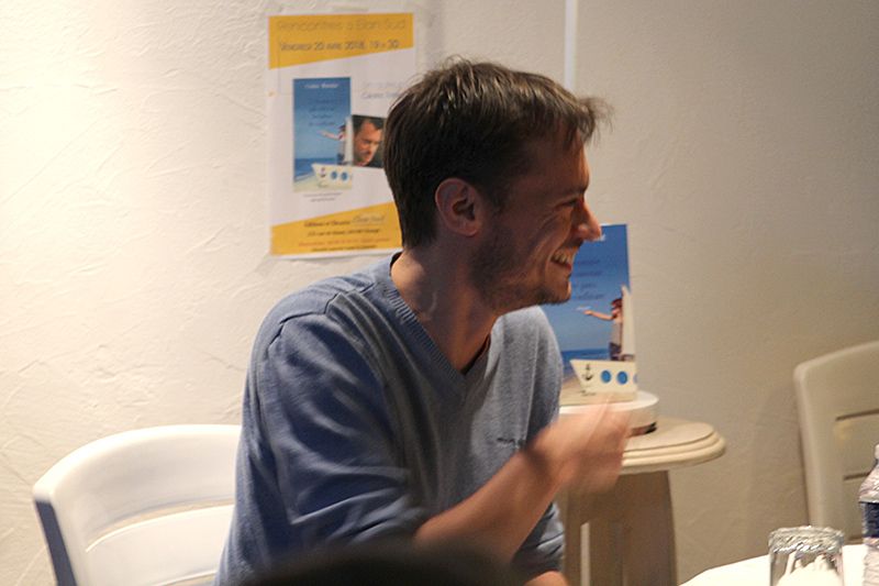 Cédric Totée reçu à la librairie Elan Sud ce vendredi