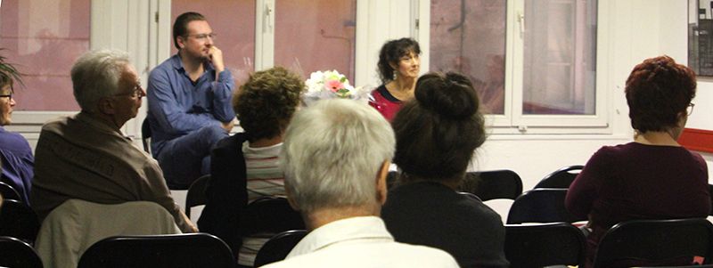 Myriam Saligari présentait la Pomme d'Ève à La Comédie Humaine, Avignon