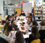 Myriam Saligari à la rencontre des lycéens