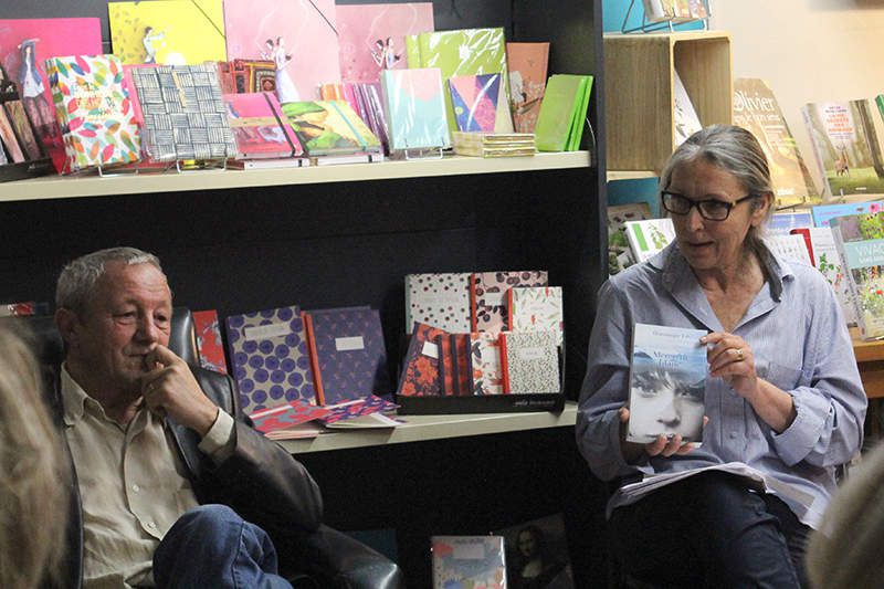 Dominique Lin à la librairie Montfort de Vaison-la-Romaine